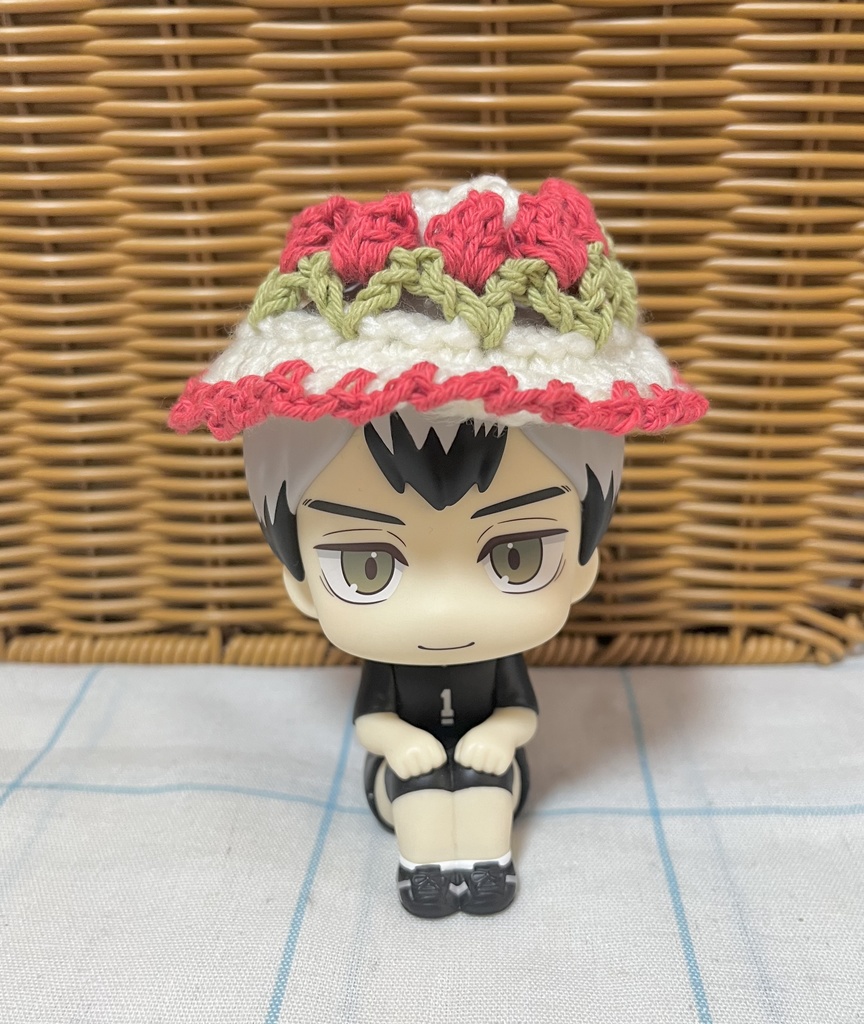 チューリップのお帽子 あか