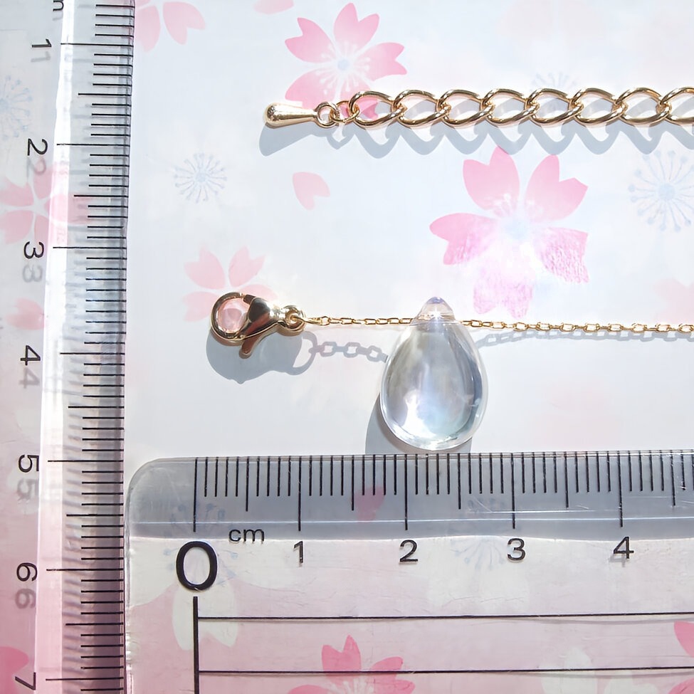 オーロラ水晶超極細ネックレス