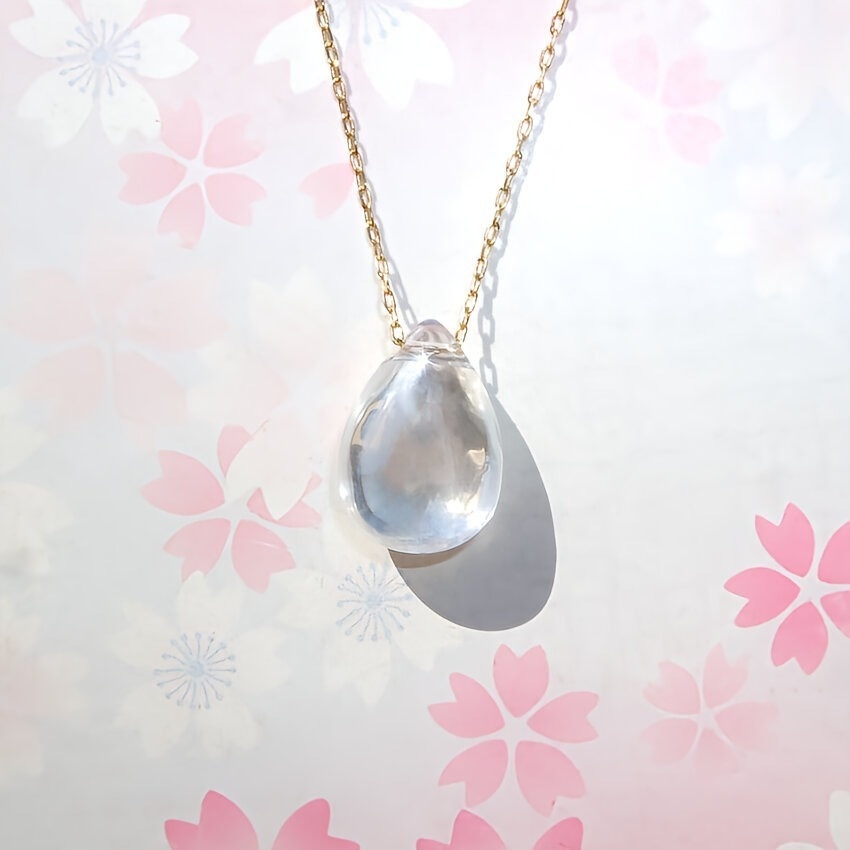 オーロラ水晶超極細ネックレス