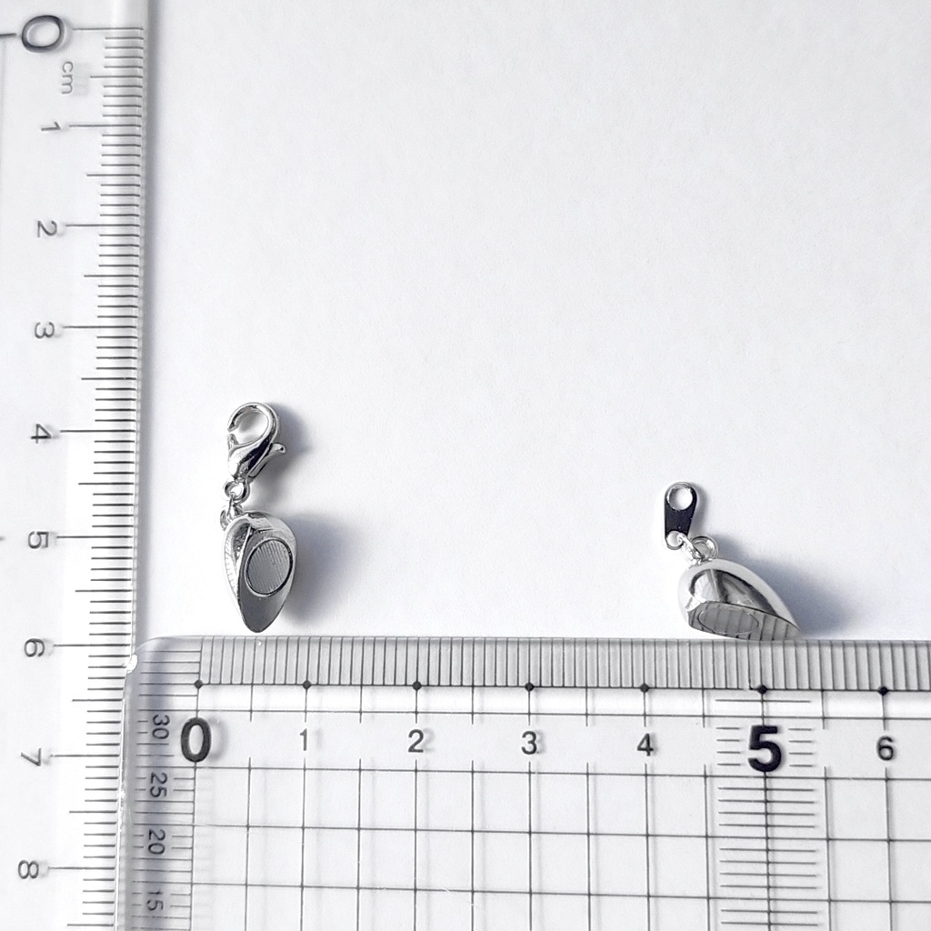 【1ペア】ハート型 マグネット留め具