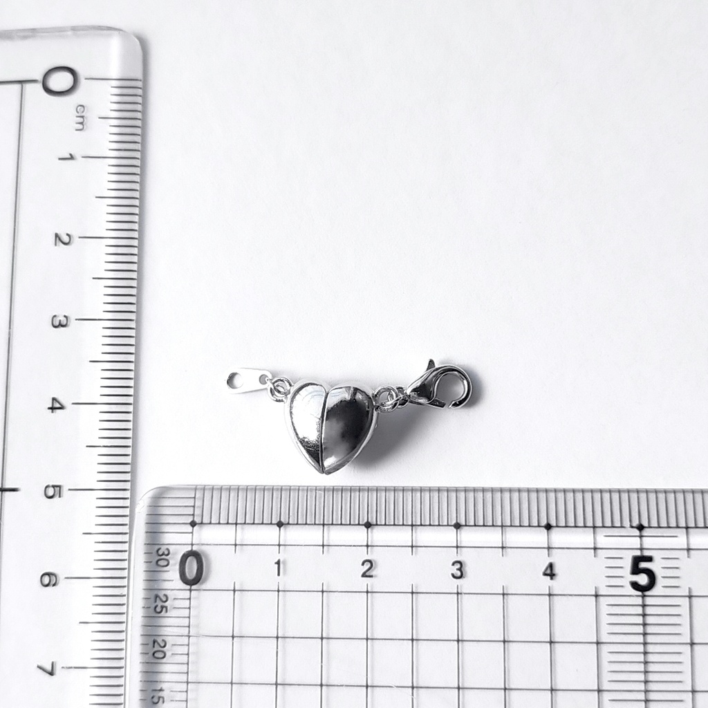 【1ペア】ハート型 マグネット留め具