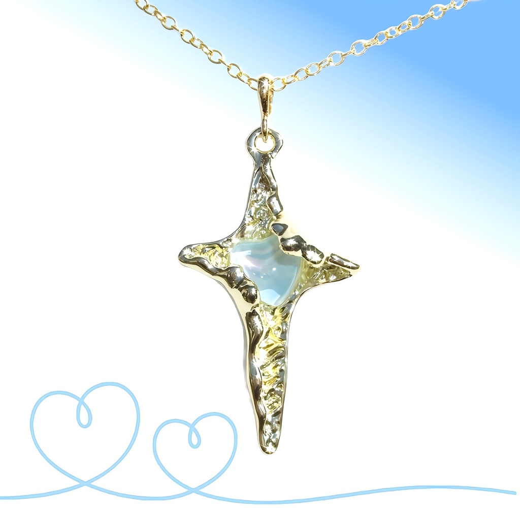 デザインクロスネックレス