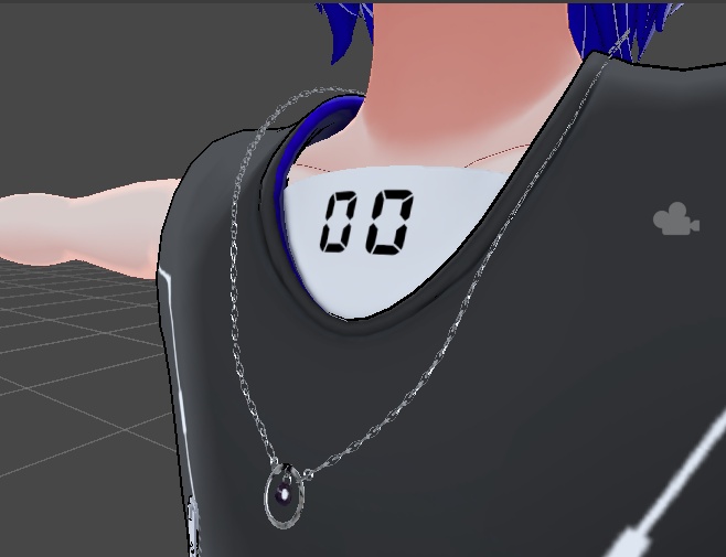 【VRC】アメジストネックレス
