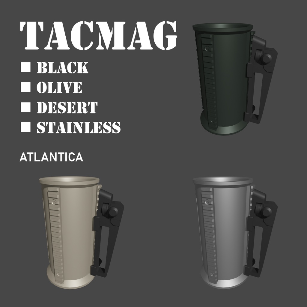 【無料】「TacMag」ジョッキ用オリジナル3Dモデル