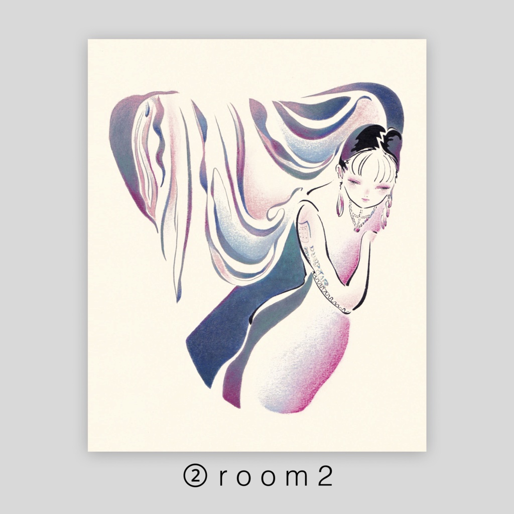 原寸大イラストカード