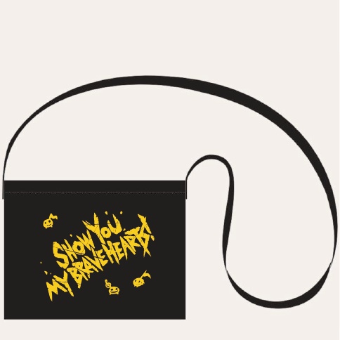 Show you my brave hearts サコッシュ