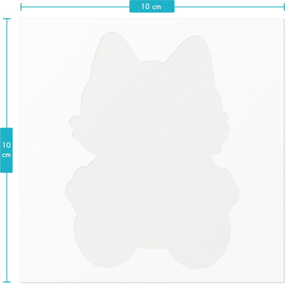 だっこちて猫ステッカー