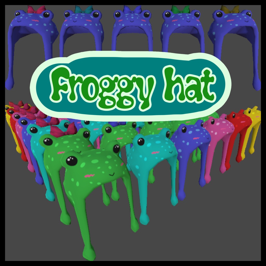 Froggy Hats (Rigged)