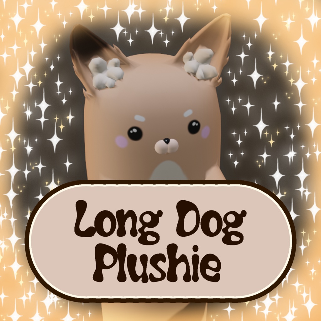 Long Dog Plushie (Rigged)
