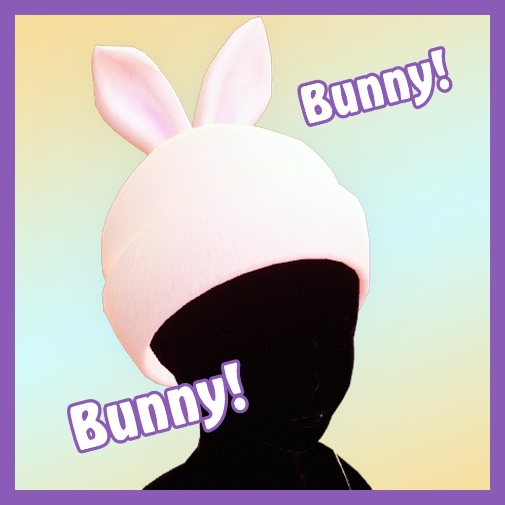 Pink Bunny Hat (Rigged Ears)