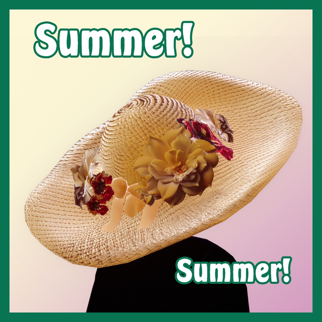 Big Summer Hat (Rigged)