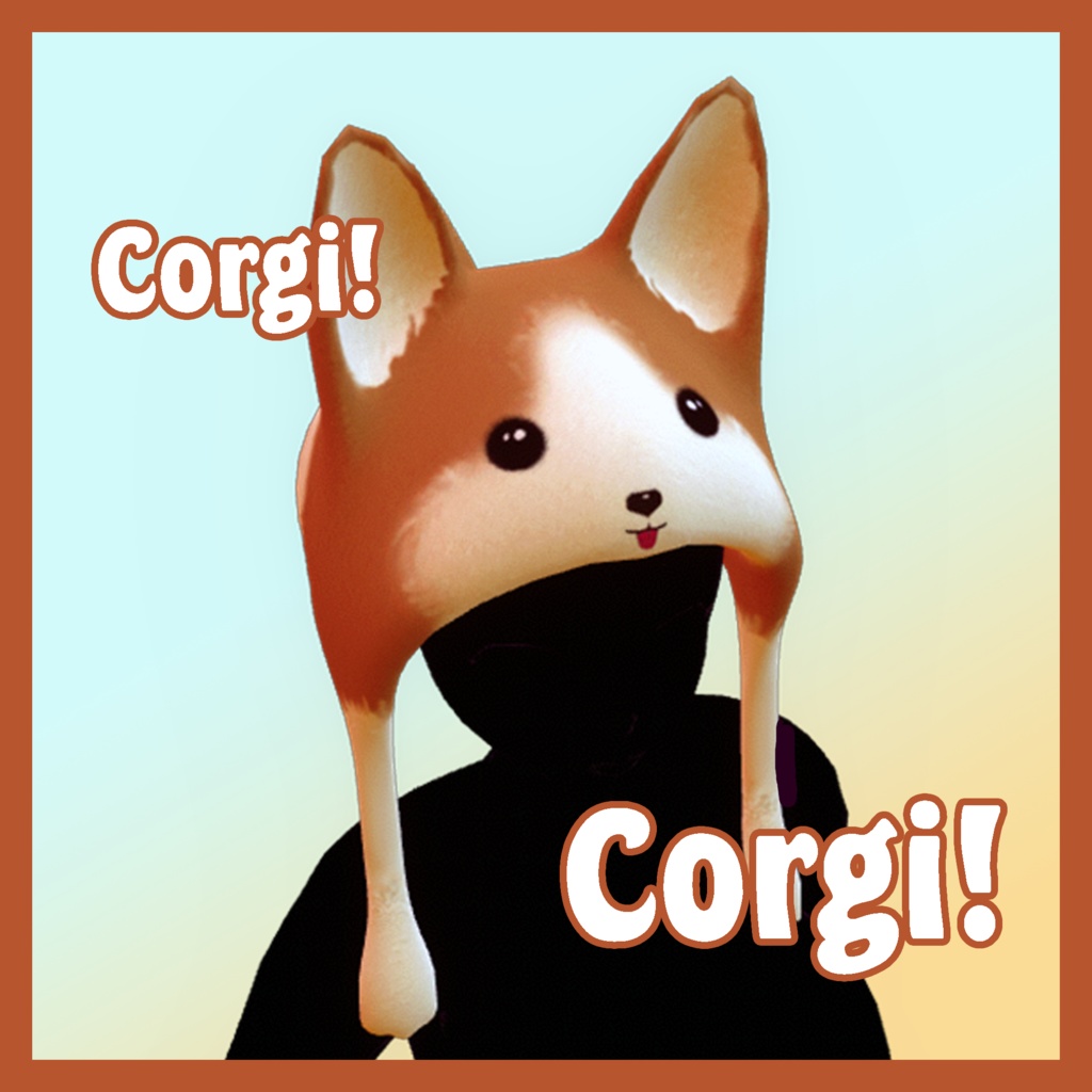 Corgi Hat! (Rigged tail, legs and ears) - neomory - BOOTH