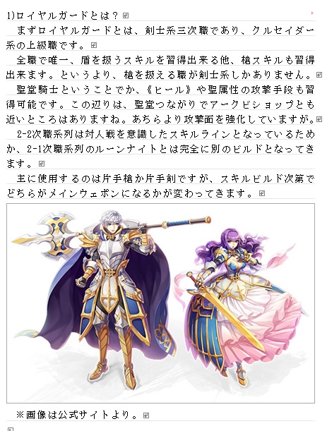 About Royal Guard～ロイヤルガードのあれこれ