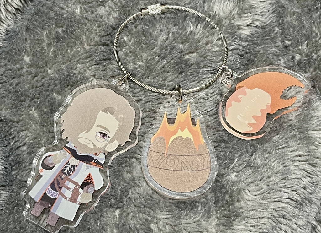 学者 アクリルキーホルダー