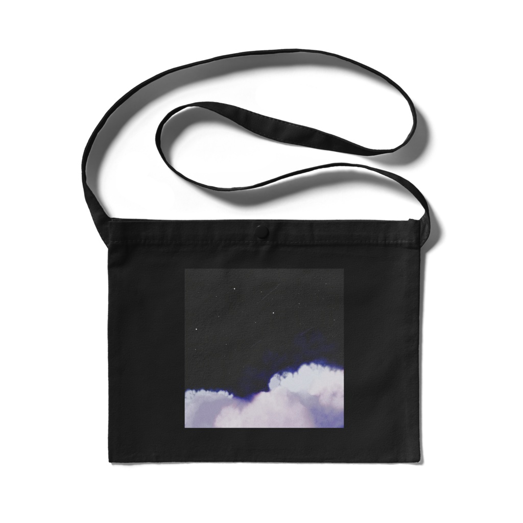 星空と雲のサコッシュ