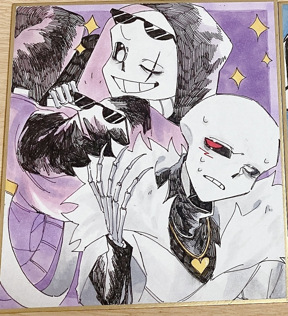 エピック&クロス ミニ色紙