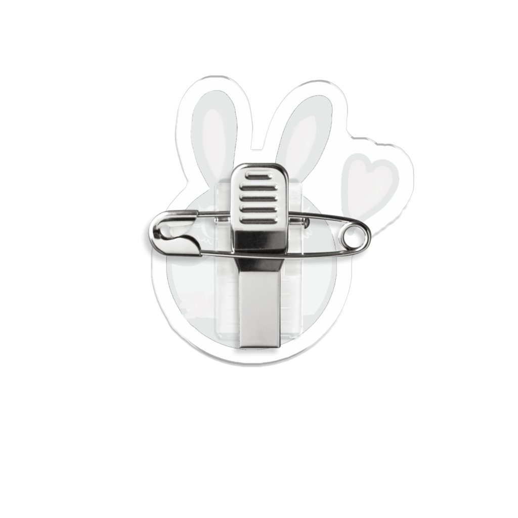 ぽっぷロゼアクリルバッジ【サイズ2種類】】