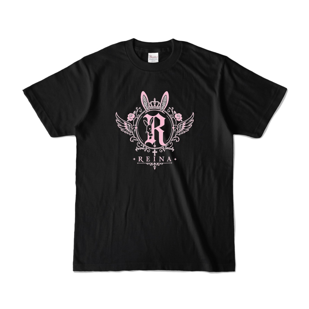 名前ありロゴTシャツ（黒×ピンク）