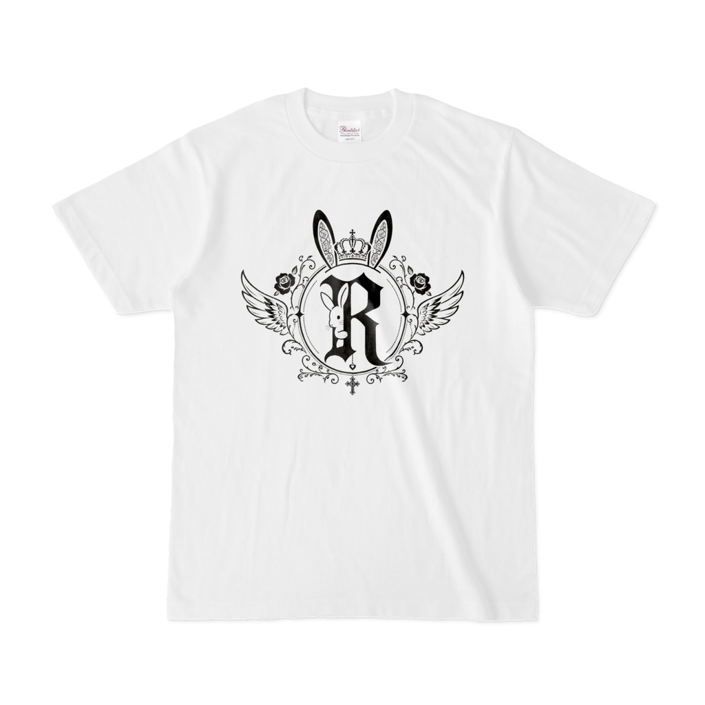 ロゴTシャツ（ホワイトT×ブラック）