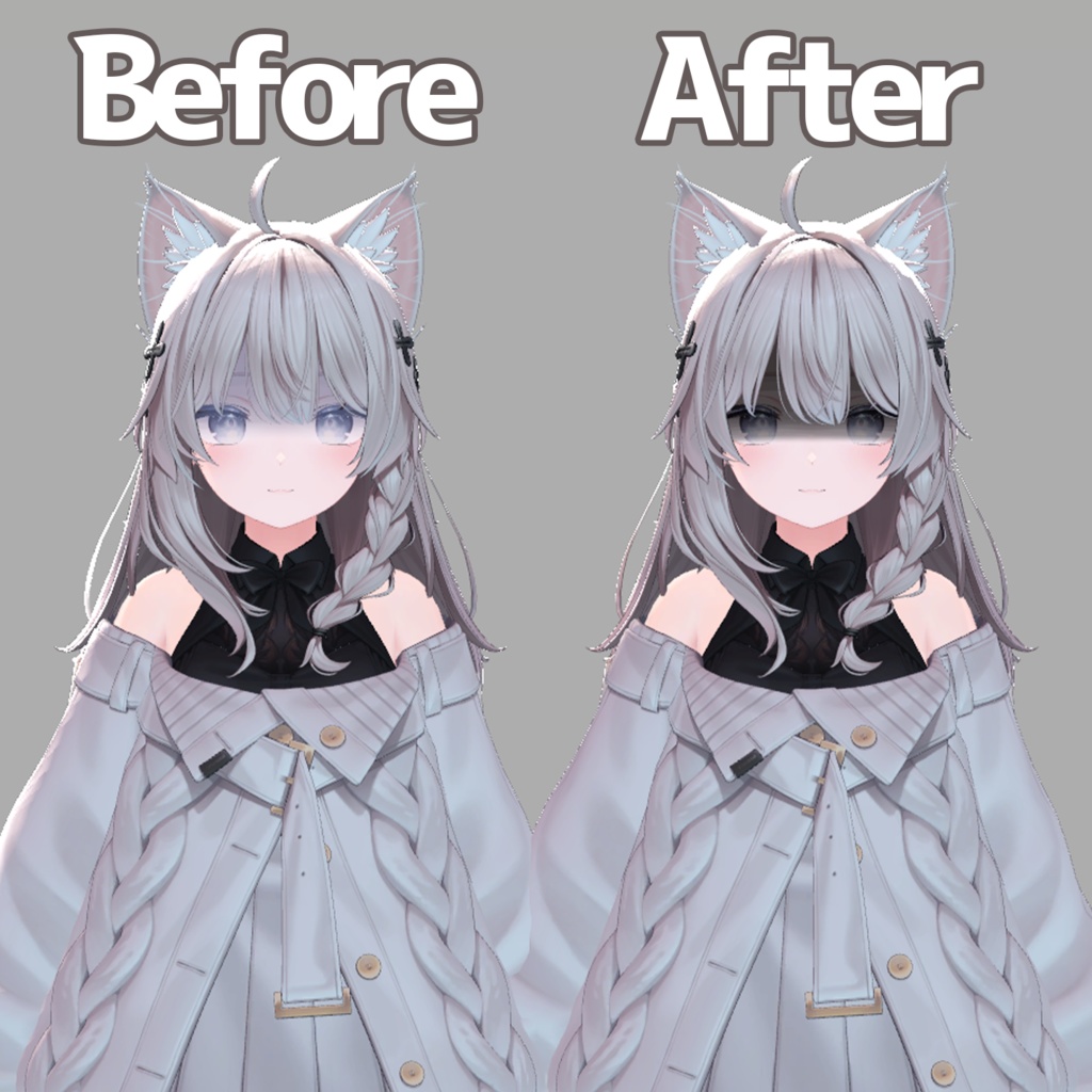 【しなの用】しなの黒影テクスチャ(おまけ版表情アニメーション付)