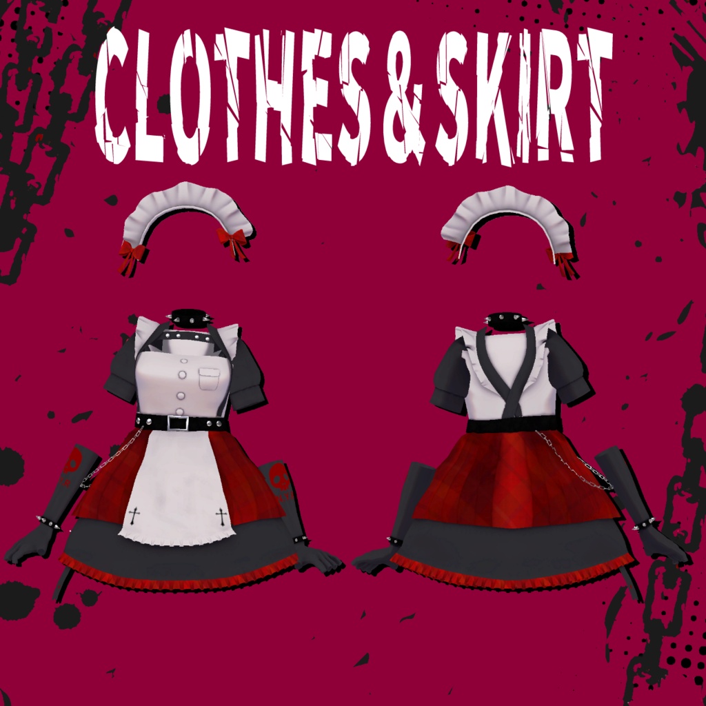 【MA設定済み】♰GOTH PUNK MAID♰【DELTAFLAIR対応】