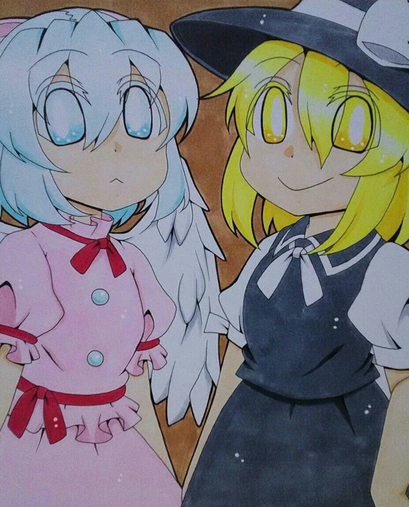 【東方】マイ&ユキ【色紙】