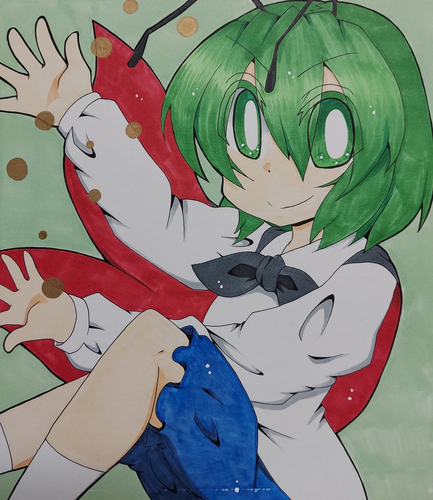 東方 リグル ナイトバグ 色紙 常葉日和 Booth支店 Booth 東方 リグル ナイトバグ 色紙 常葉日和 Booth支店 Booth