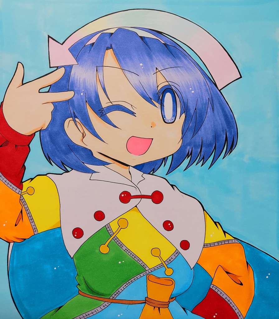 【東方】天弓千亦【色紙】