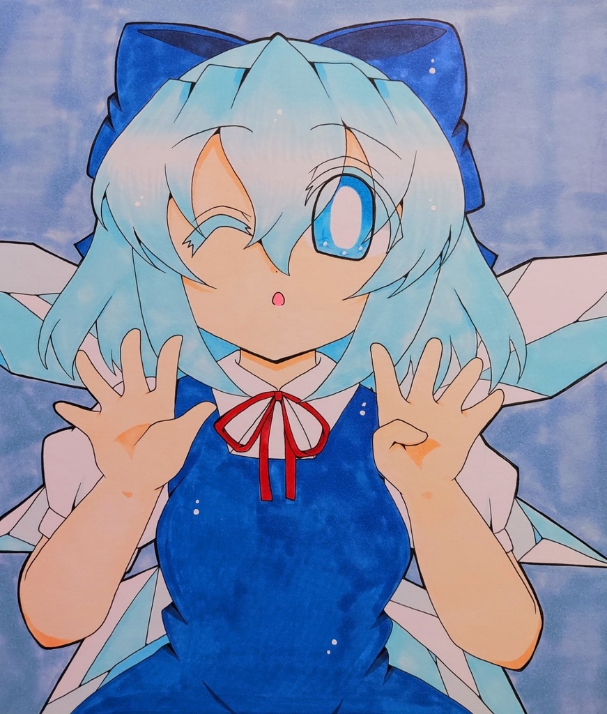 【東方】チルノ【色紙】