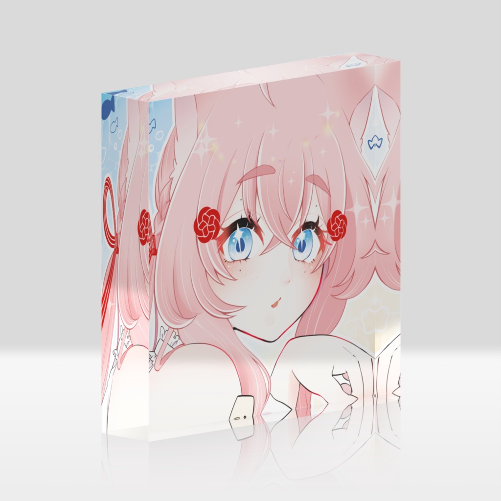 ほまねこアクリルブロック