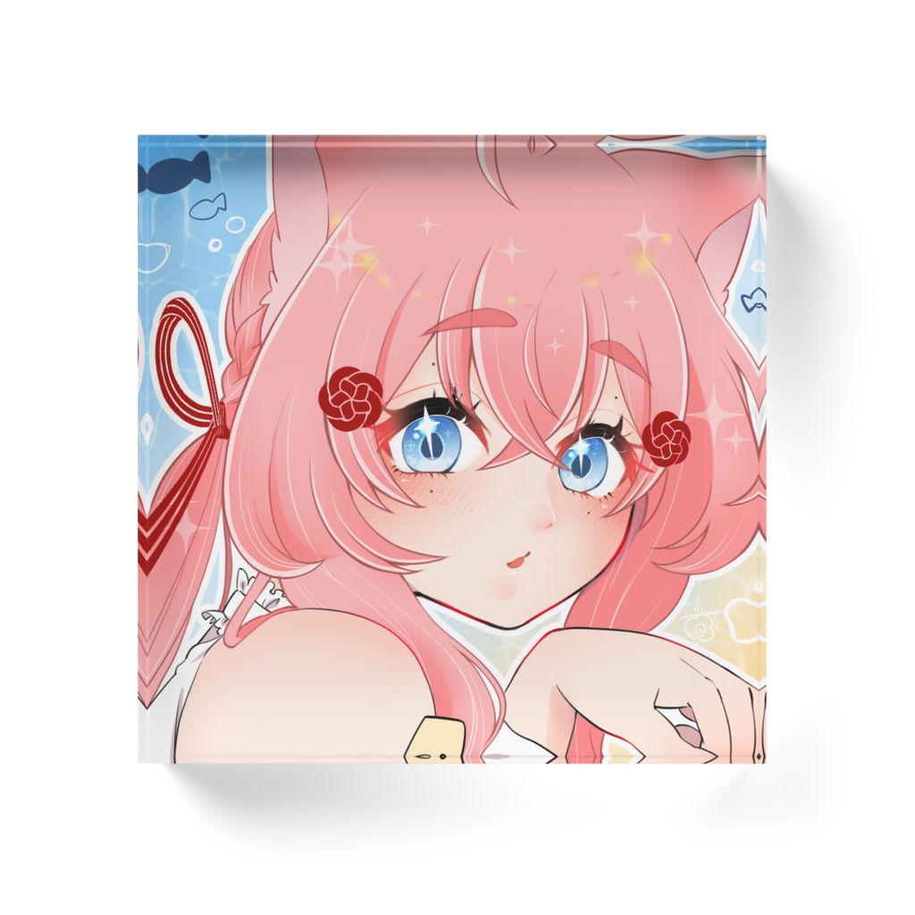 ほまねこアクリルブロック
