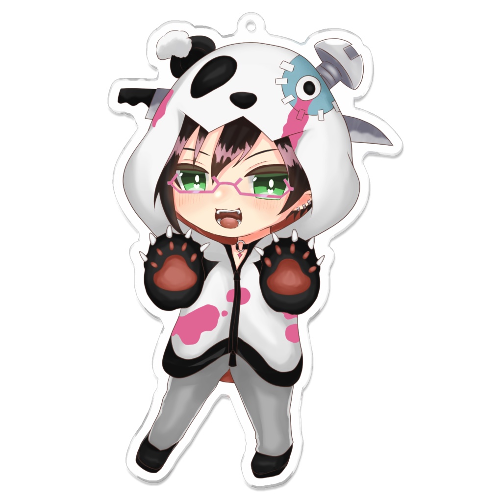 四季くんアクキー(パンダ)