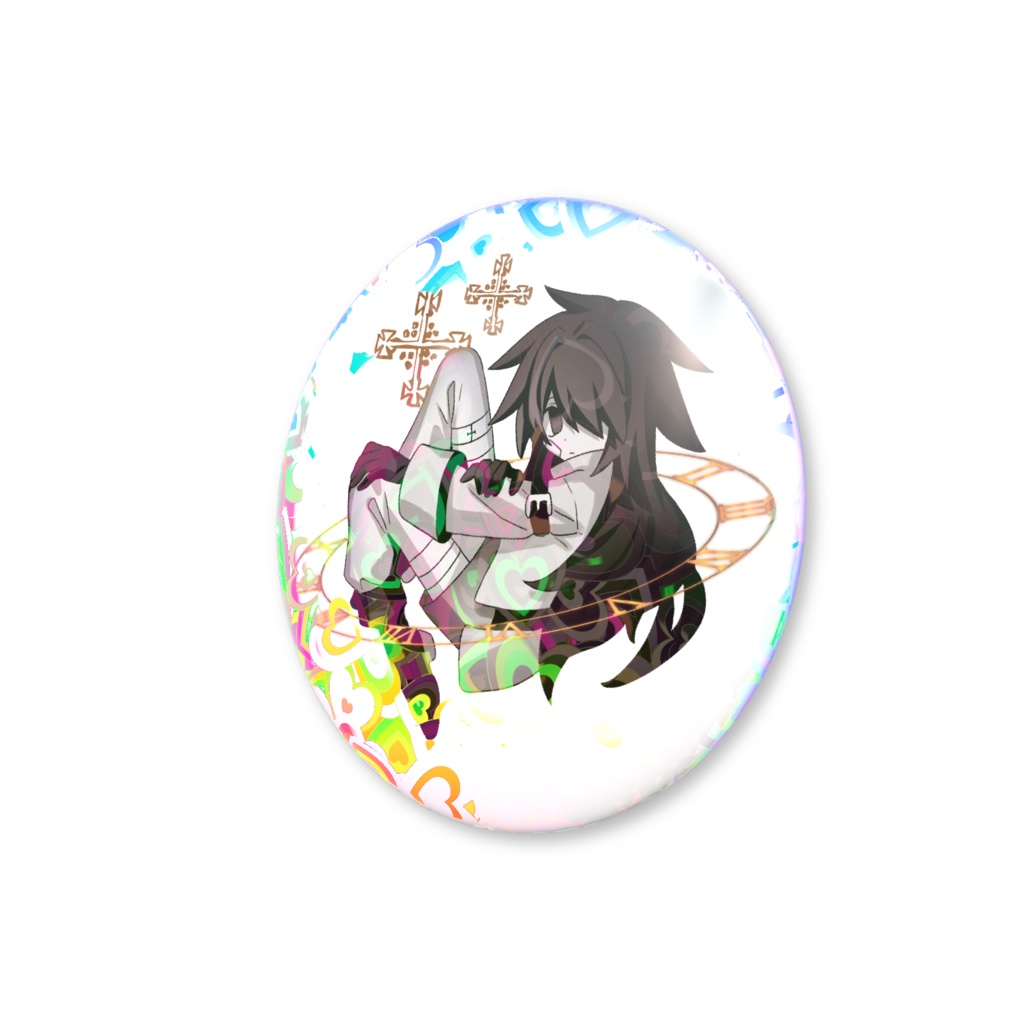 缶バッジハート