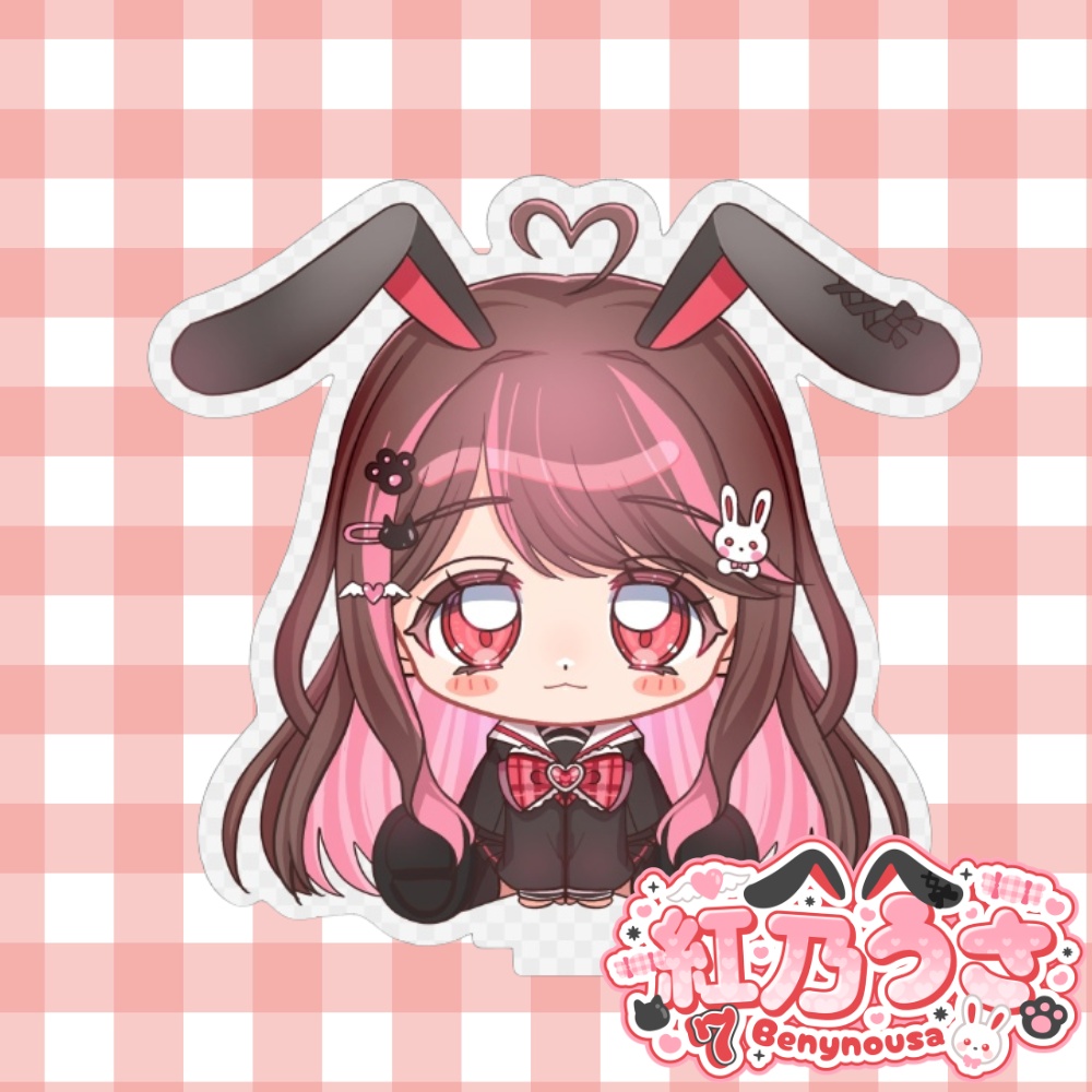 紅乃うさ　アクリルスタンド｜デフォルメver.