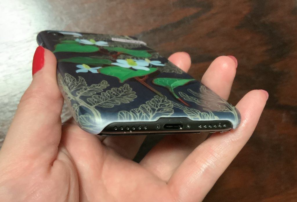 ドクダミとシダのスマホケース