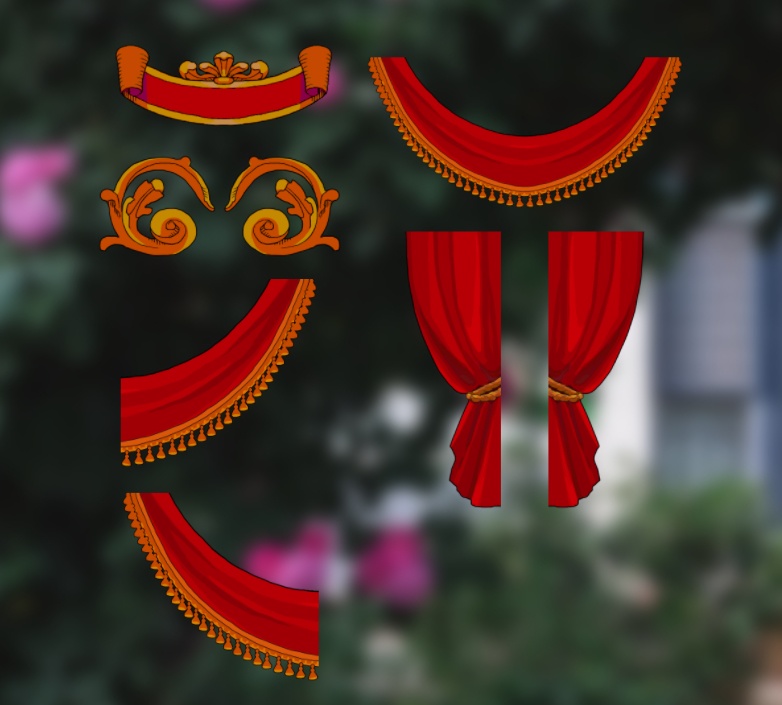 【APNG】舞台の幕開き【ココフォリア素材】