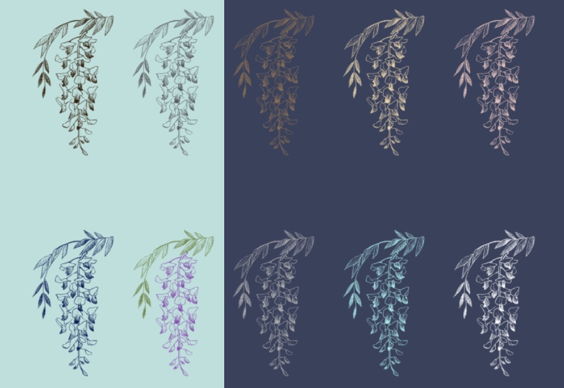 【APNG素材】風に揺れる花2