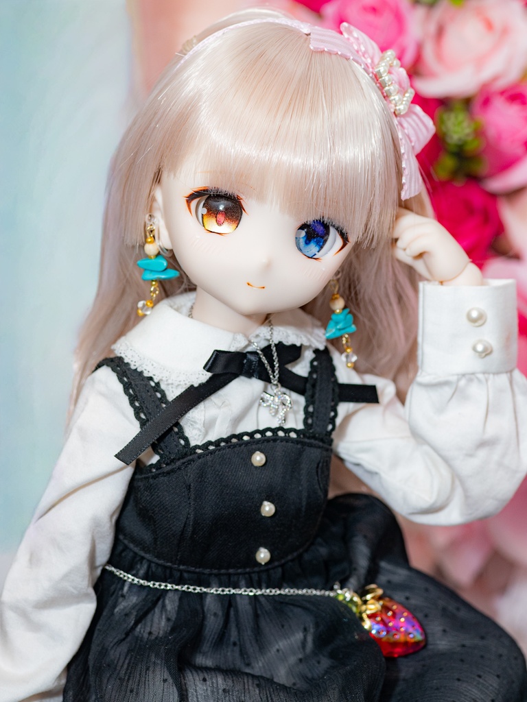 Petit Étoile – mer azure Earrings (メール・アズール イヤリング / “海の青”)