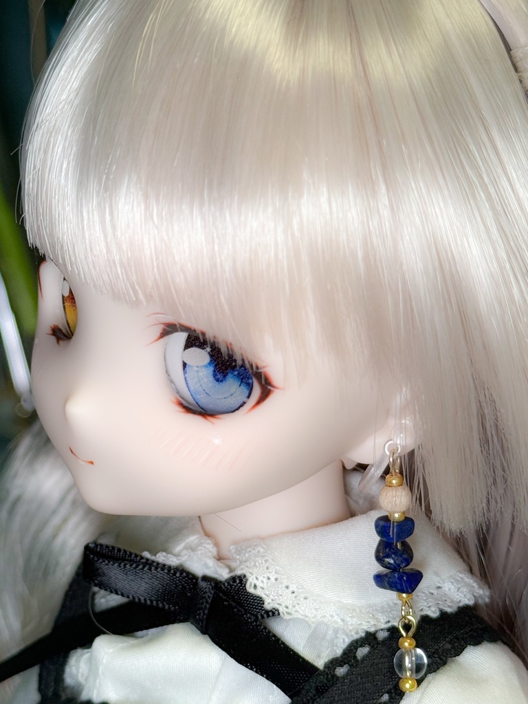 🌙Petit Étoile – Dawn of Lapis Blue Earrings (ドーン・オブ・ラピスブルー / “瑠璃色の夜明け”)