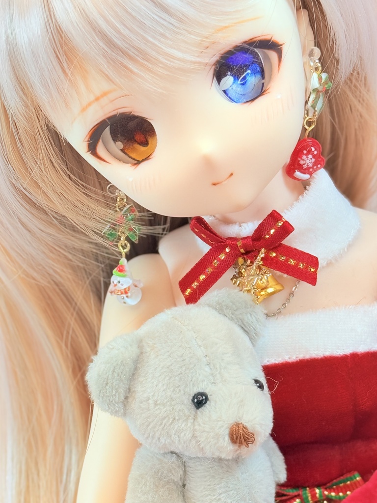 🎄 Saison d’Étoile – Noël Charms Earrings (ノエル・チャームズ イヤリング / “クリスマスのきらめき”)