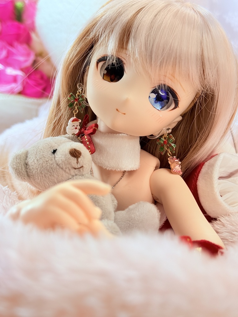 🎄 Saison d’Étoile – Noël Charms Earrings (ノエル・チャームズ イヤリング / “クリスマスのきらめき”)