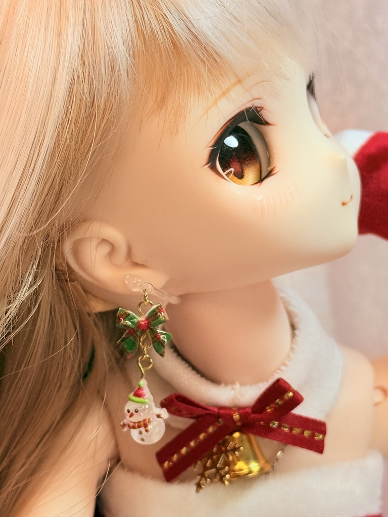 🎄 Saison d’Étoile – Noël Charms Earrings (ノエル・チャームズ イヤリング / “クリスマスのきらめき”)