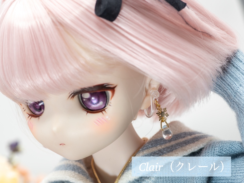 Saison d’Étoile – Goutte de Cristal Earrings (グットゥ・ドゥ・クリスタル / “星季のしずく”)