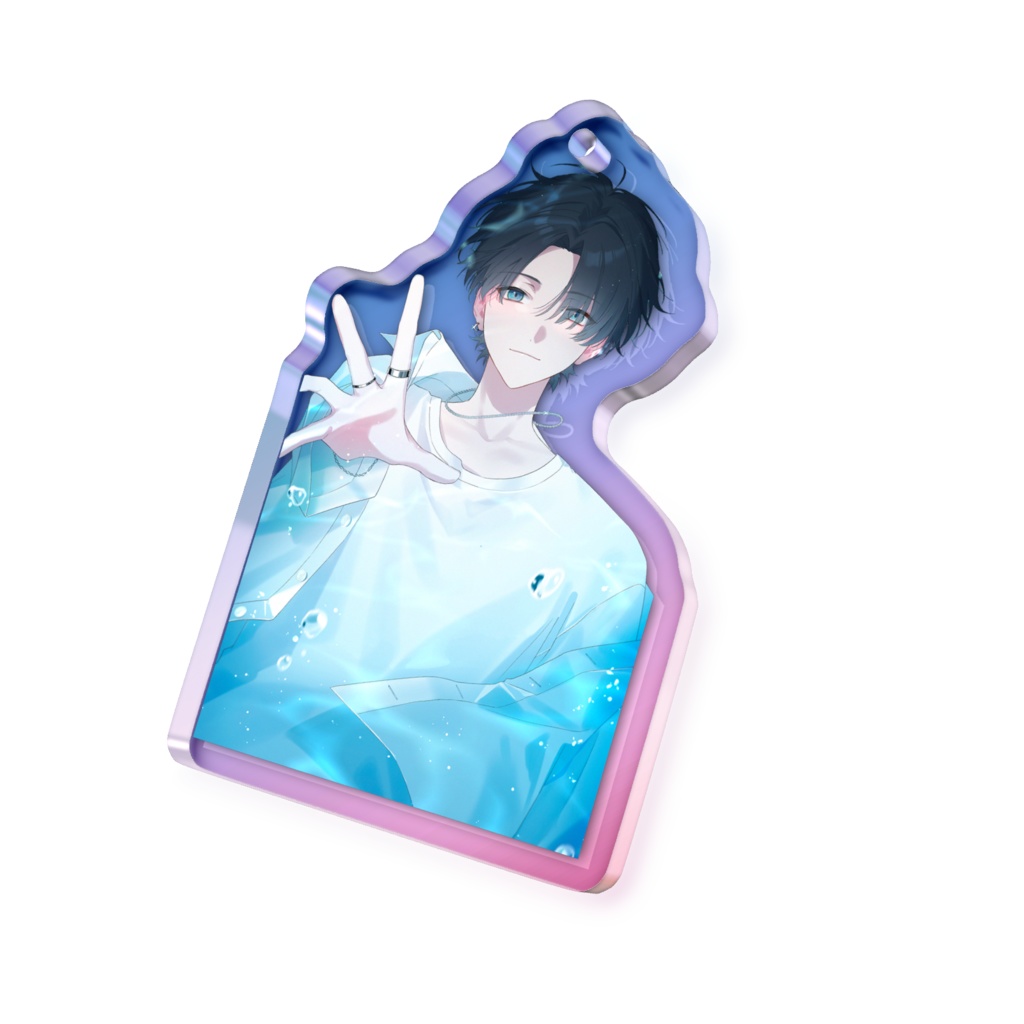 オーロラアクリルキーホルダーbgm【昼】