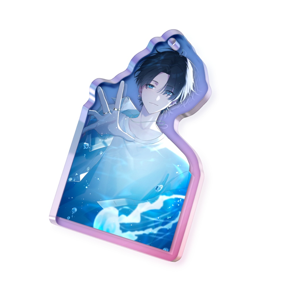 オーロラアクリルキーホルダーbgm【夜】