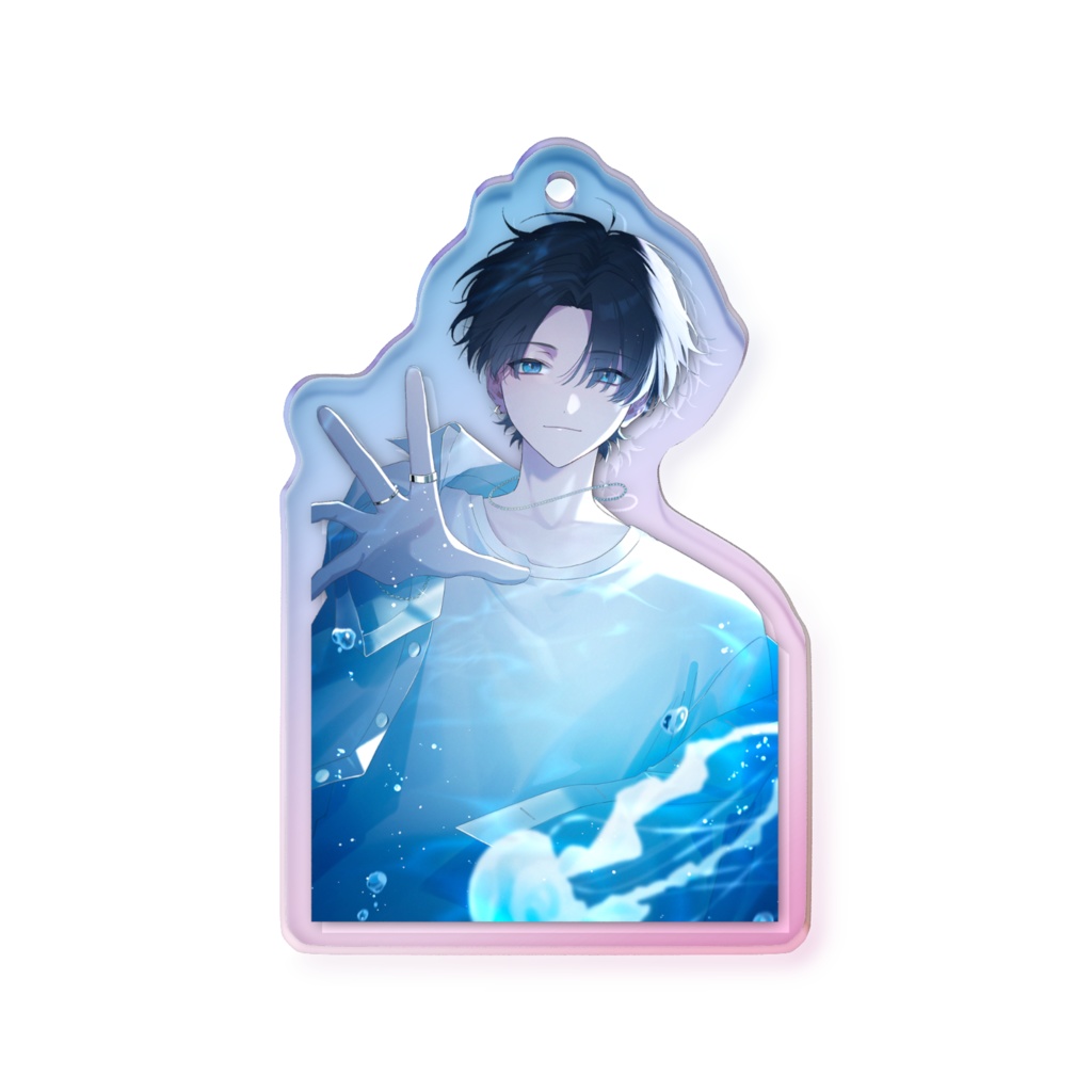 オーロラアクリルキーホルダーbgm【夜】