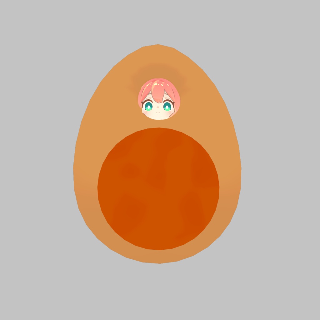 【無料】ゆで卵きぐるみ