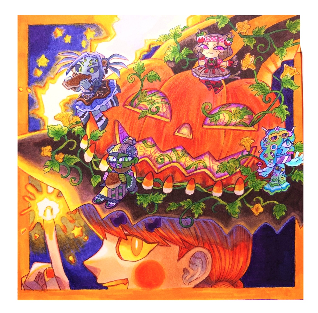 原画「ハロウィ~ン」