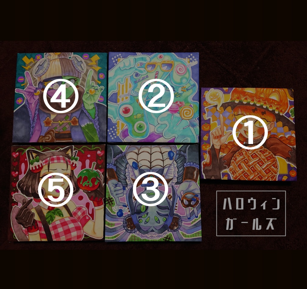 原画【ハロウィンガールズ】