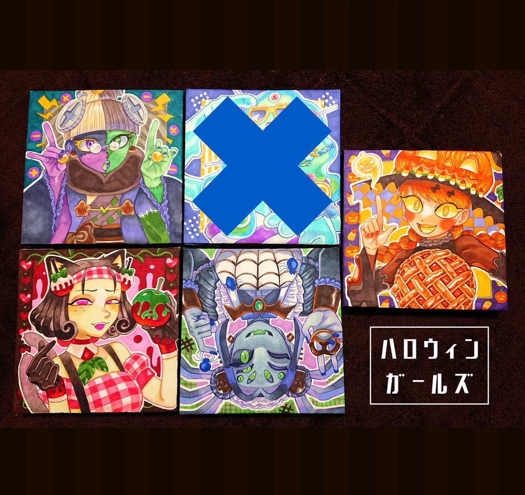 原画【ハロウィンガールズ】